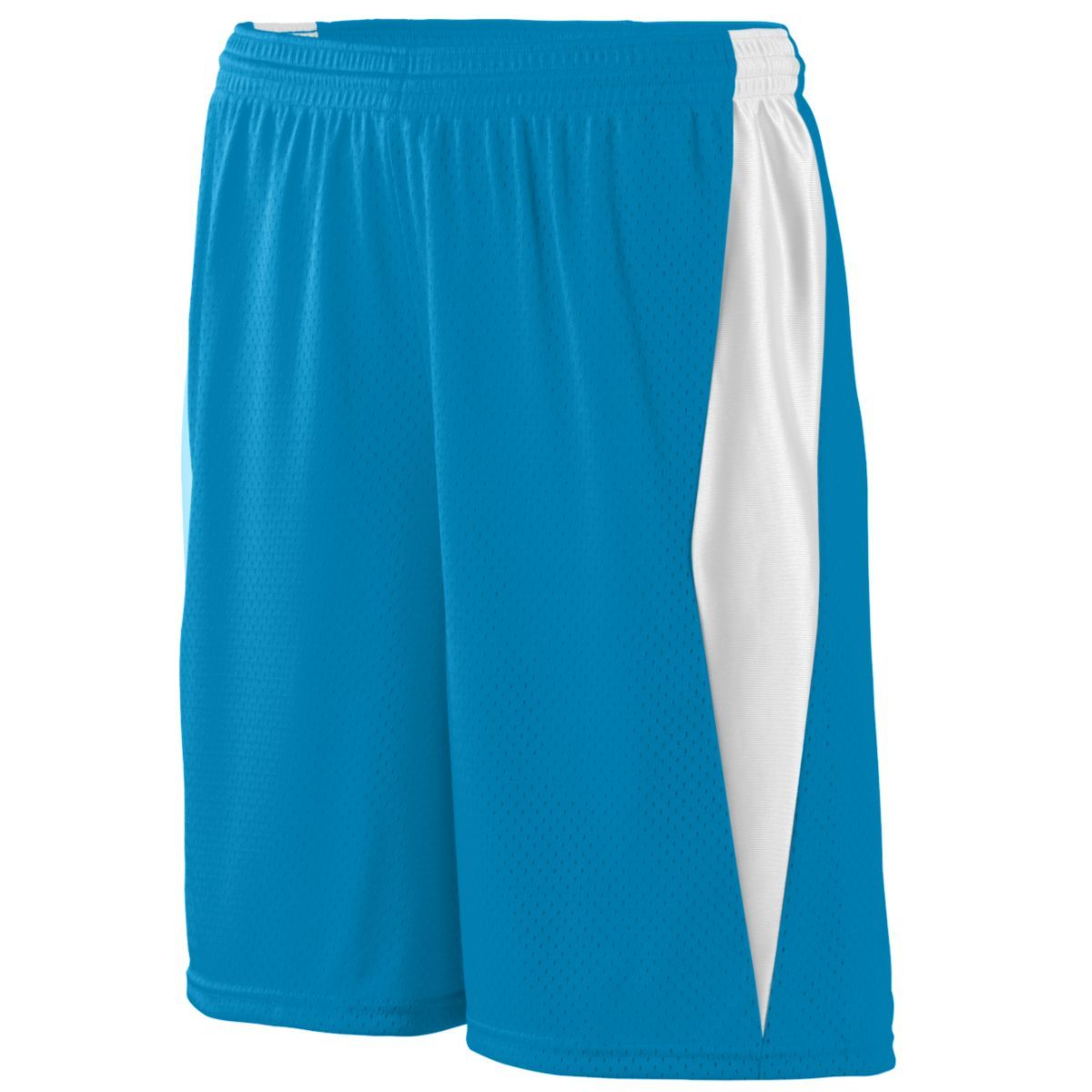 Augusta Sportswear Top Score Shorts in Power Blue/White  -Part of the Adult, Adult-Shorts, Augusta-Products, Lacrosse, All-Sports, All-Sports-1 product lines at KanaleyCreations.com