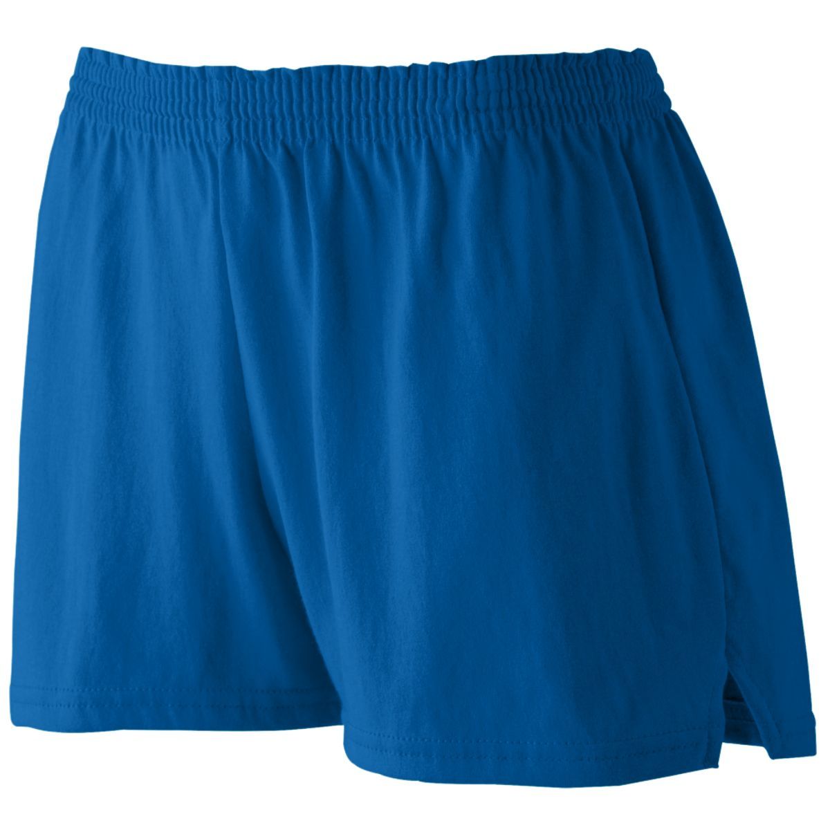 Augusta Sportswear Ladies Junior Fit Jersey Shorts in Royal  -Part of the Ladies, Ladies-Shorts, Augusta-Products product lines at KanaleyCreations.com