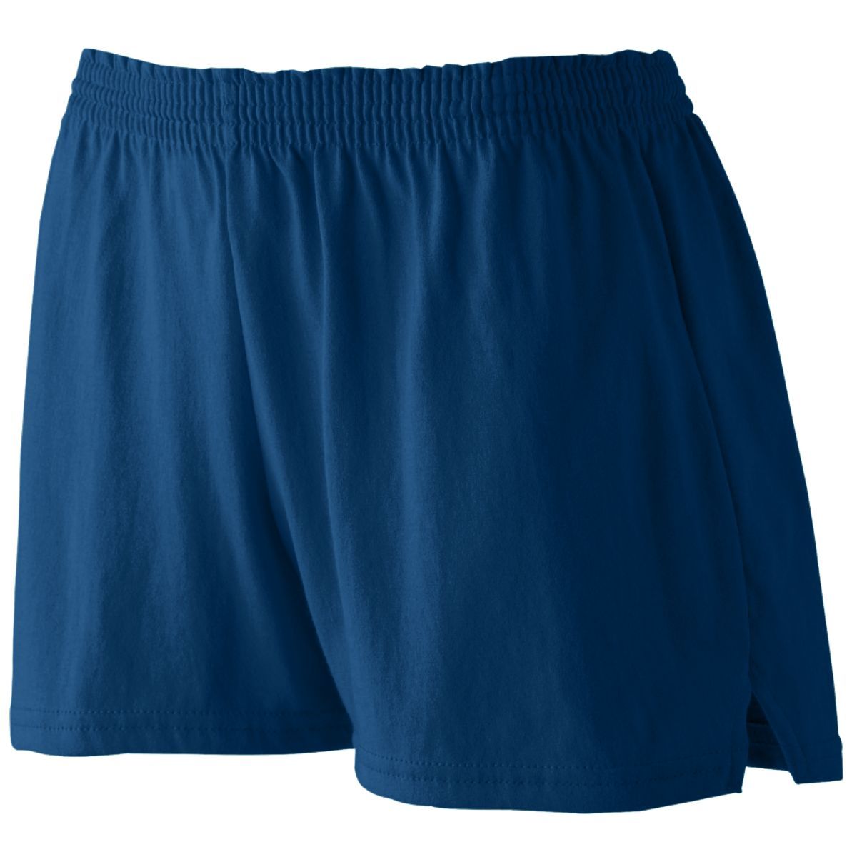 Augusta Sportswear Ladies Junior Fit Jersey Shorts in Navy  -Part of the Ladies, Ladies-Shorts, Augusta-Products product lines at KanaleyCreations.com
