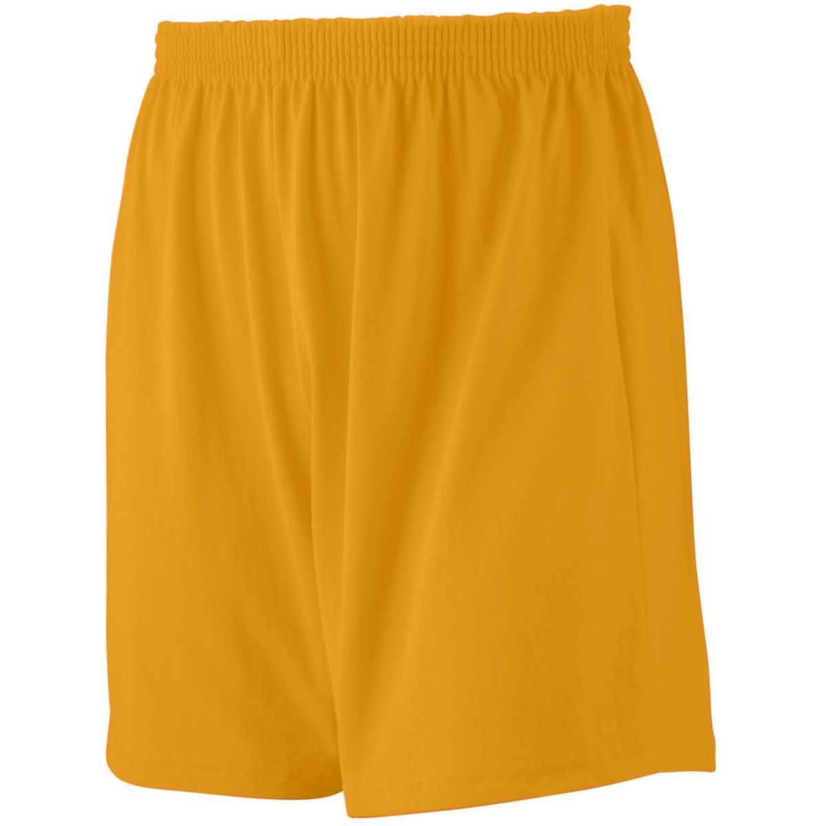 Augusta Sportswear Youth Jersey Knit Shorts in Gold  -Part of the Youth, Youth-Shorts, Augusta-Products product lines at KanaleyCreations.com
