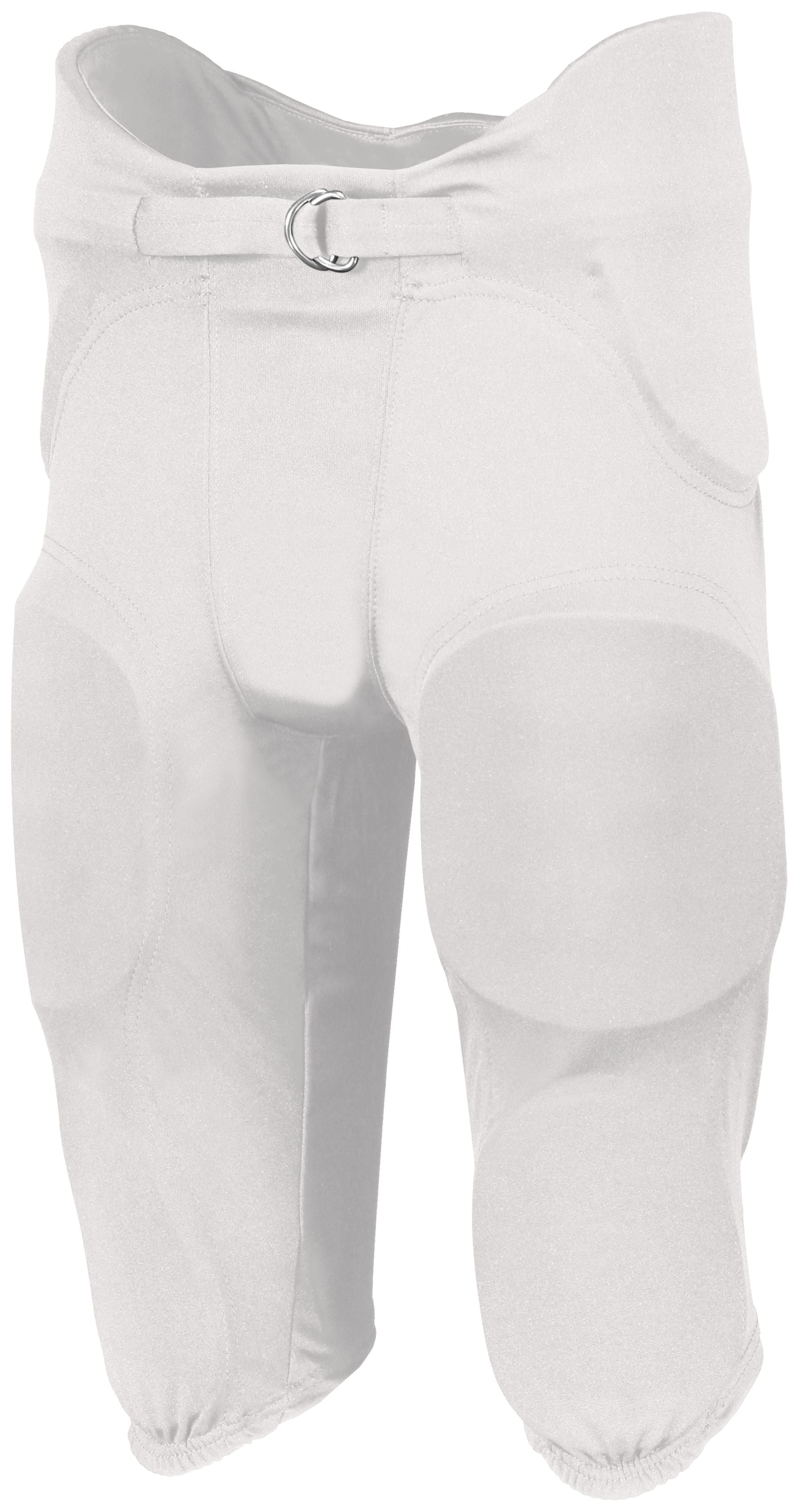Russell Athletic Youth Integrated 7-Piece Pad Pant in White  -Part of the Youth, Youth-Pants, Pants, Football, Russell-Athletic-Products, All-Sports, All-Sports-1 product lines at KanaleyCreations.com