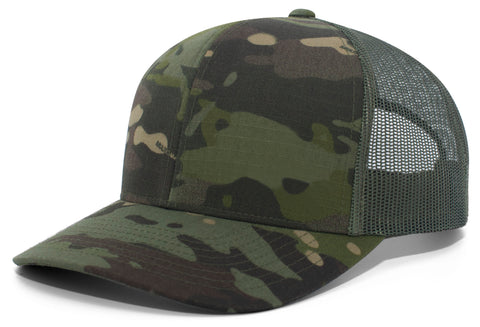 Pacific Headwear Multicam® Trucker Snapback Cap