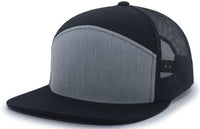 Pacific Headwear 6-panel Arch Trucker Snapback Cap