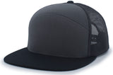 Pacific Headwear 6-panel Arch Trucker Snapback Cap