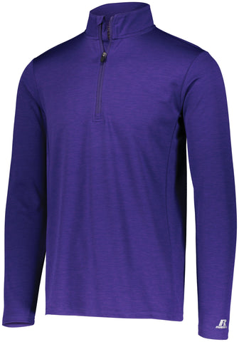 Russell Athletic Dri-Power Lightweight 1/4 Zip Pullover in Purple  -Part of the Adult, Russell-Athletic-Products, Shirts product lines at KanaleyCreations.com