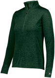 Russell Athletic Ladies Dri-Power Lightweight 1/4 Zip Pullover in Dark Green  -Part of the Ladies, Russell-Athletic-Products, Shirts product lines at KanaleyCreations.com