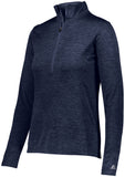 Russell Athletic Ladies Dri-Power Lightweight 1/4 Zip Pullover in Navy  -Part of the Ladies, Russell-Athletic-Products, Shirts product lines at KanaleyCreations.com