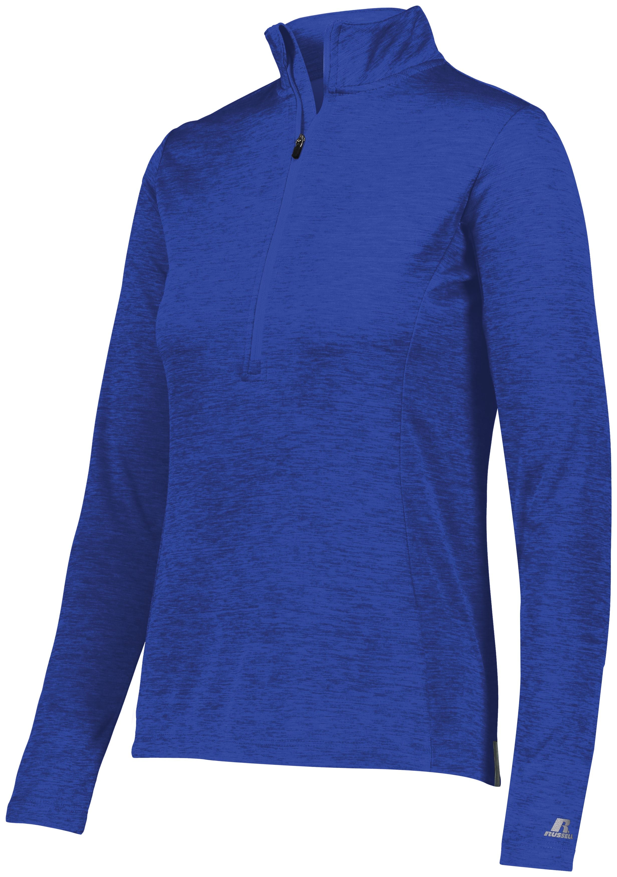 Russell Athletic Ladies Dri-Power Lightweight 1/4 Zip Pullover in Royal  -Part of the Ladies, Russell-Athletic-Products, Shirts product lines at KanaleyCreations.com
