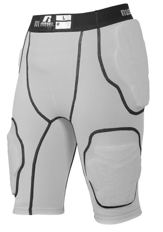 Russell Athletic 5-Pocket Integrated Girdle in Gridiron Silver  -Part of the Adult, Football, Russell-Athletic-Products, All-Sports, All-Sports-1 product lines at KanaleyCreations.com
