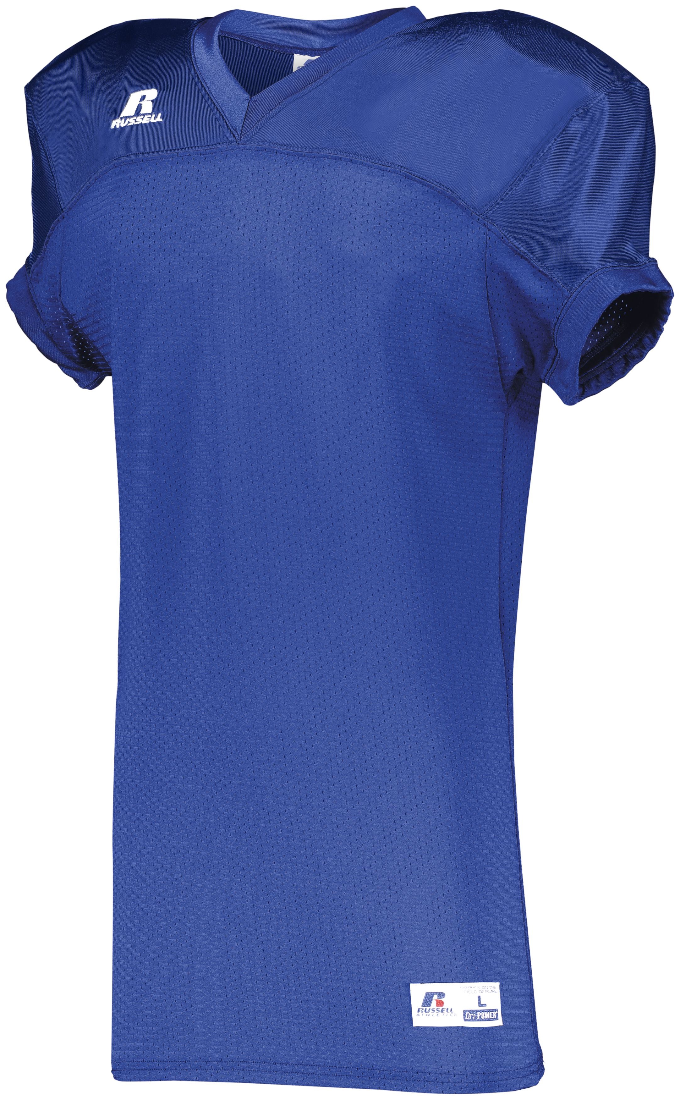 Russell Athletic Stretch Mesh Game Jersey in Royal  -Part of the Adult, Adult-Jersey, Football, Russell-Athletic-Products, Shirts, All-Sports, All-Sports-1 product lines at KanaleyCreations.com