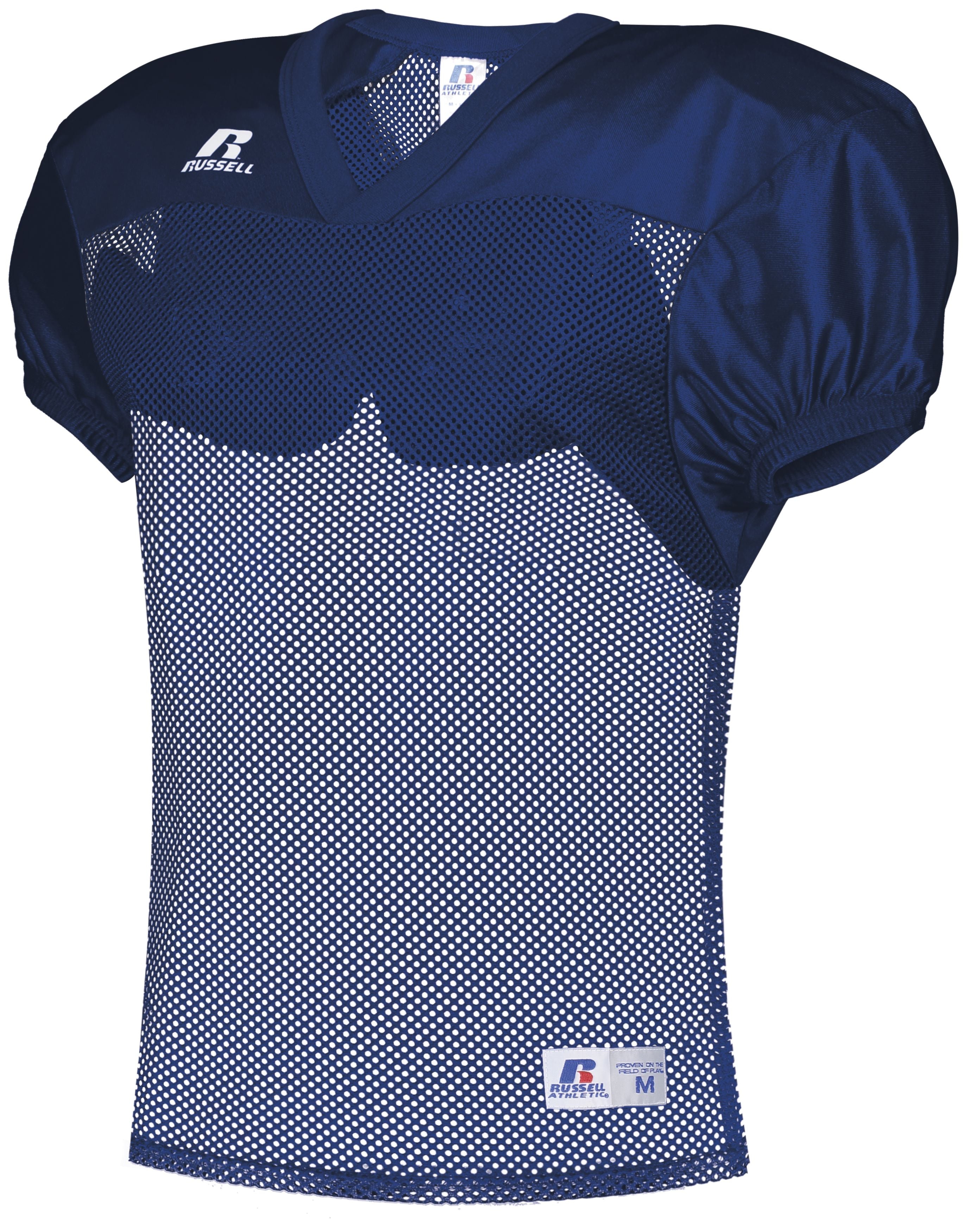Russell Athletic Stock Practice Jersey in Navy  -Part of the Adult, Adult-Jersey, Football, Russell-Athletic-Products, Shirts, All-Sports, All-Sports-1 product lines at KanaleyCreations.com