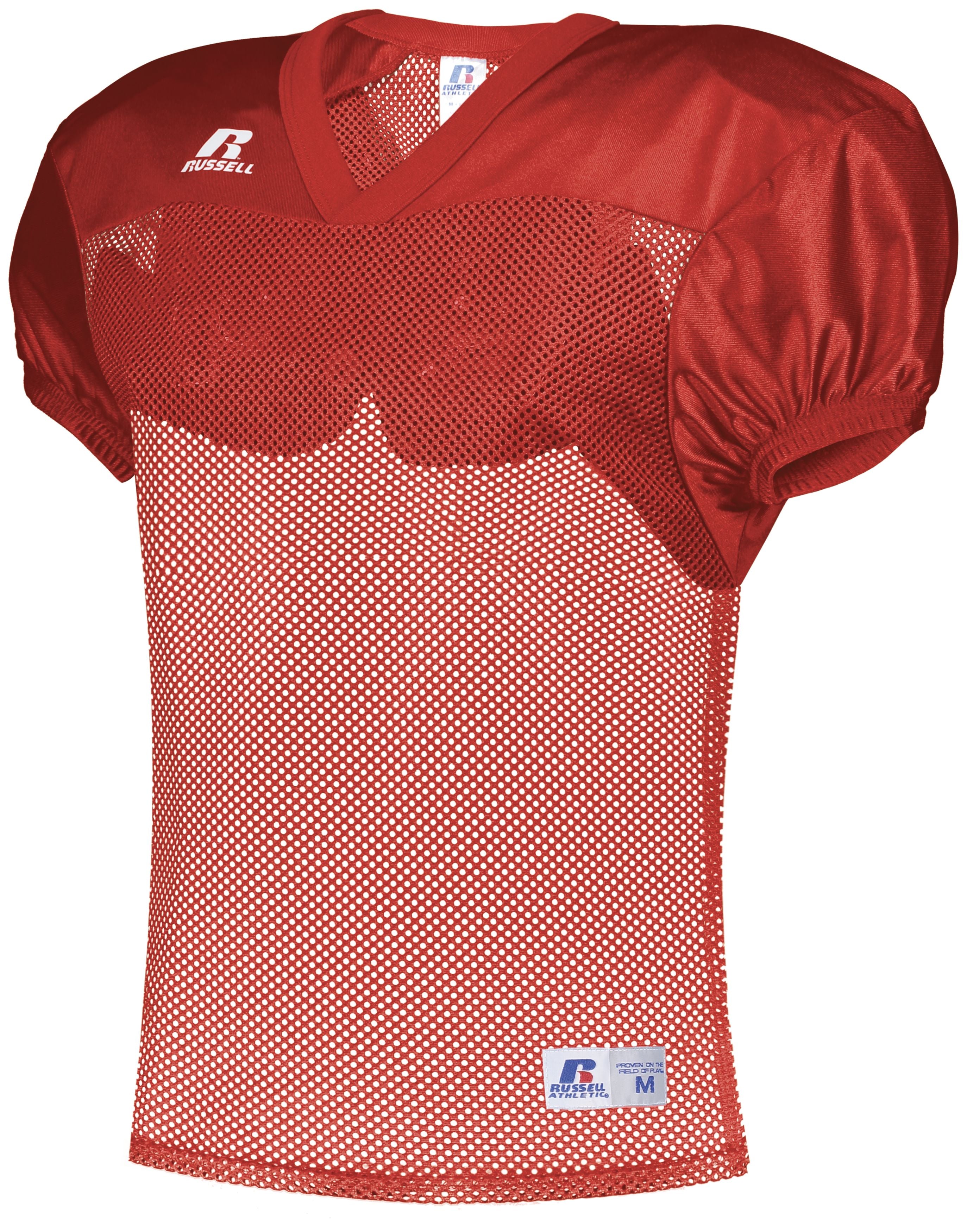Russell Athletic Youth Stock Practice Jersey in True Red  -Part of the Youth, Youth-Jersey, Football, Russell-Athletic-Products, Shirts, All-Sports, All-Sports-1 product lines at KanaleyCreations.com