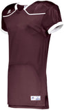 Russell Athletic Color Block Game Jersey (Home) in Maroon/White  -Part of the Adult, Adult-Jersey, Football, Russell-Athletic-Products, Shirts, All-Sports, All-Sports-1 product lines at KanaleyCreations.com