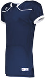 Russell Athletic Color Block Game Jersey (Home) in Navy/White  -Part of the Adult, Adult-Jersey, Football, Russell-Athletic-Products, Shirts, All-Sports, All-Sports-1 product lines at KanaleyCreations.com