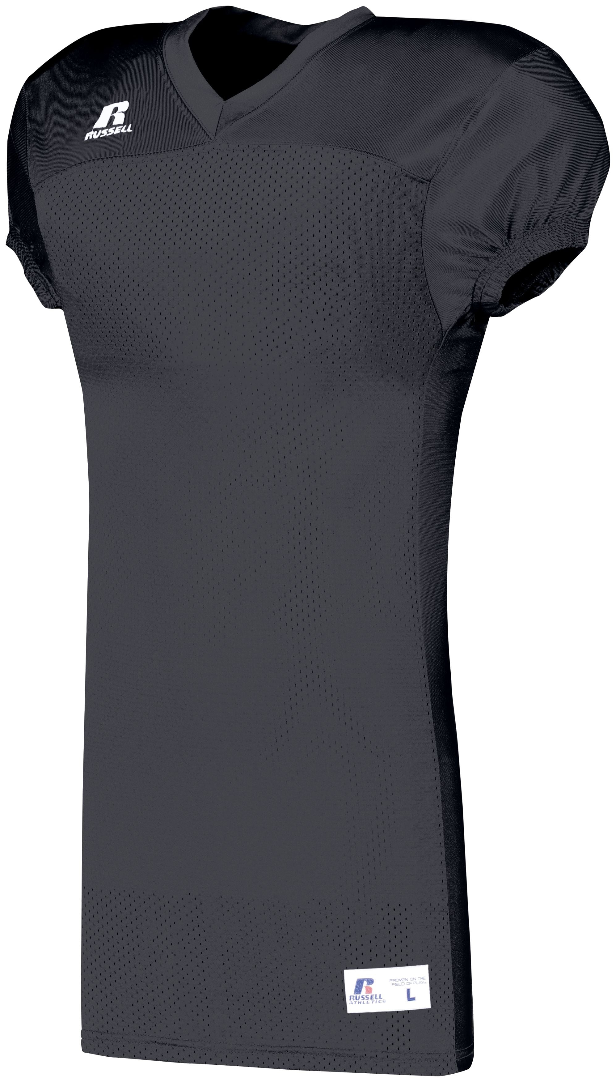 Russell Athletic Solid Jersey With Side Inserts in Stealth  -Part of the Adult, Adult-Jersey, Football, Russell-Athletic-Products, Shirts, All-Sports, All-Sports-1 product lines at KanaleyCreations.com