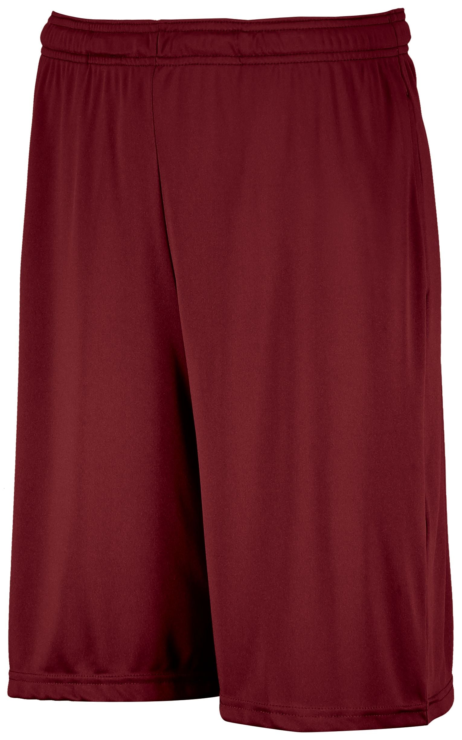 Russell Athletic Dri-Power Essential Performance Shorts With Pockets in Cardinal  -Part of the Adult, Adult-Shorts, Russell-Athletic-Products product lines at KanaleyCreations.com
